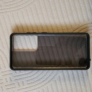 Samsung Black Clear-Back Protective Phone Case